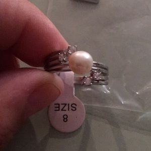 Vantel Pearls Abundance Ring NWT